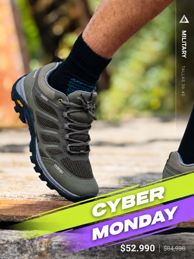 Desi Outdoor Greenland Zapatillas de senderismo para hombre
