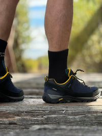 Desi Outdoor Provincia Marine — Zapatilla Trekking Unisex | Cuero Nobuck | Suela Vibram