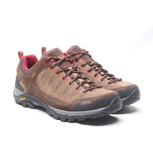 Desi Outdoor Provincia Brown — Zapatilla Trekking Unisex | Cuero Nobuck | Suela Vibram