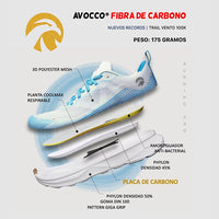 Avocco Jaguar Vento Patriot — Zapatilla Running Hombre | Fibra de Carbono | GigaGrip (Copia)